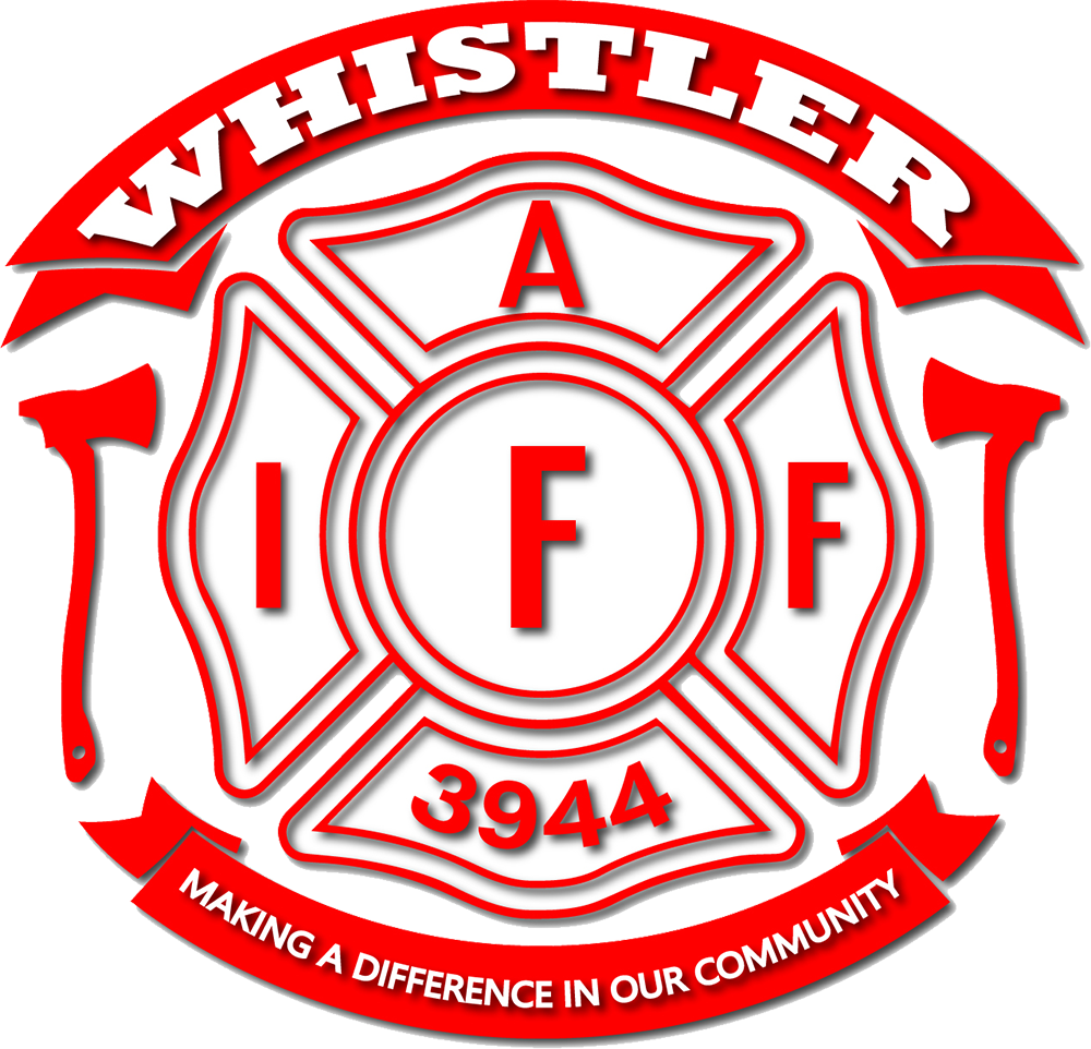 Sea To Sky Bears sponsor Whistler Professional Fire Fighters Association